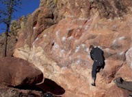 the Monkey Traverse in Boulder
